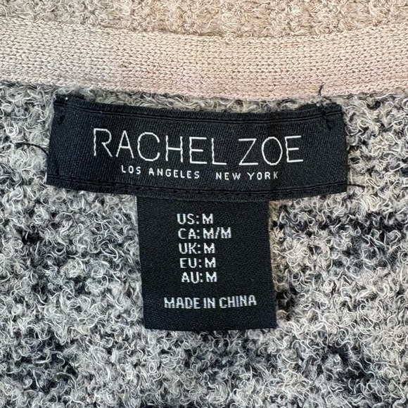 Rachel Zoe Cheetah Print Cardigan Size M - Picture 6 of 7